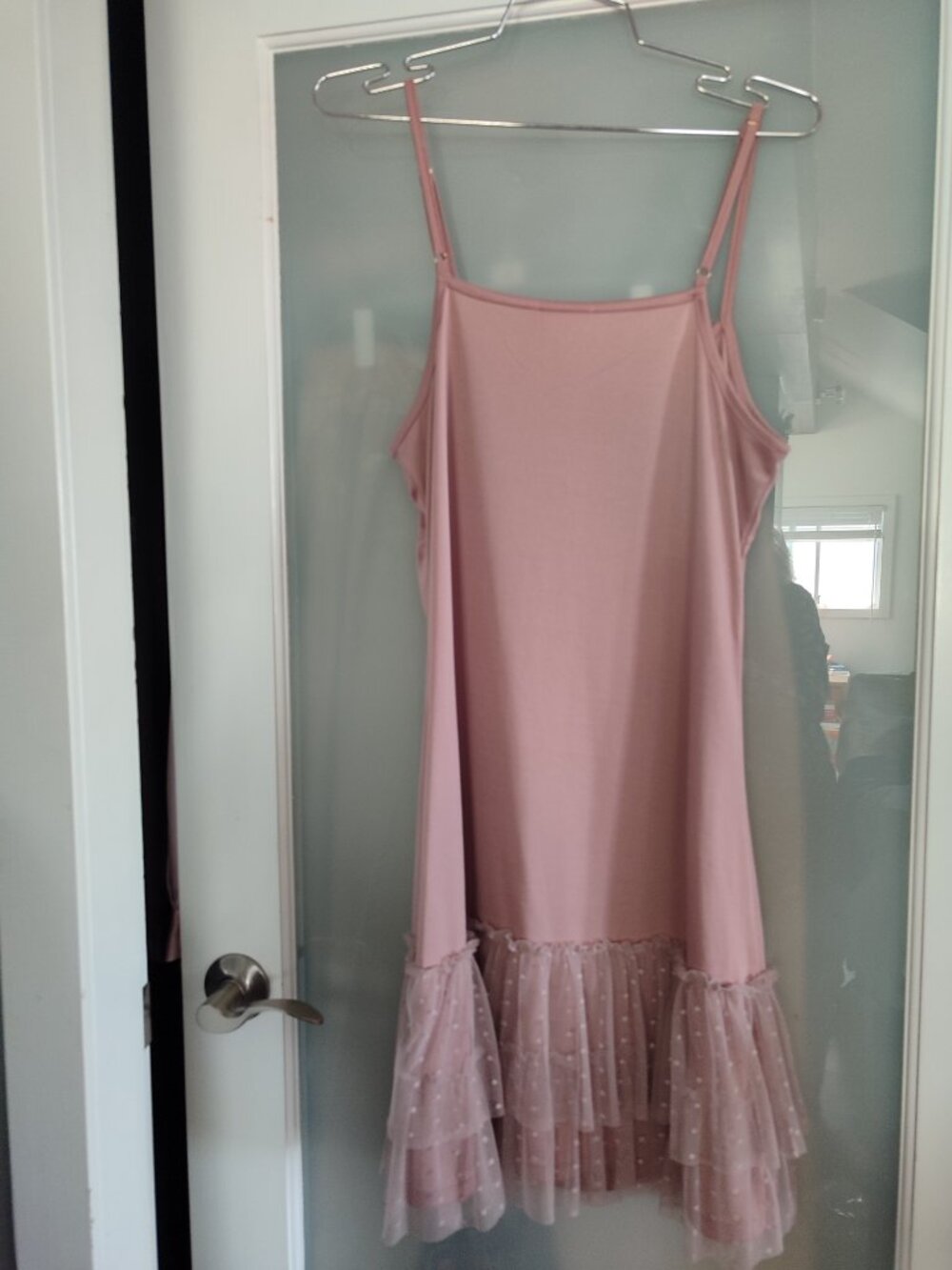 Ryu Whimsical Lace Swiss Dot Tulle Tiered Dress Set Size M - Picture 6 of 13